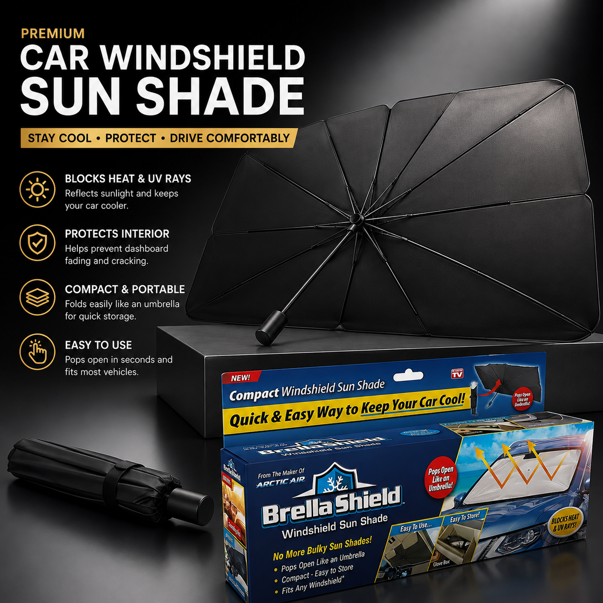 Car Windshield Sun Shade