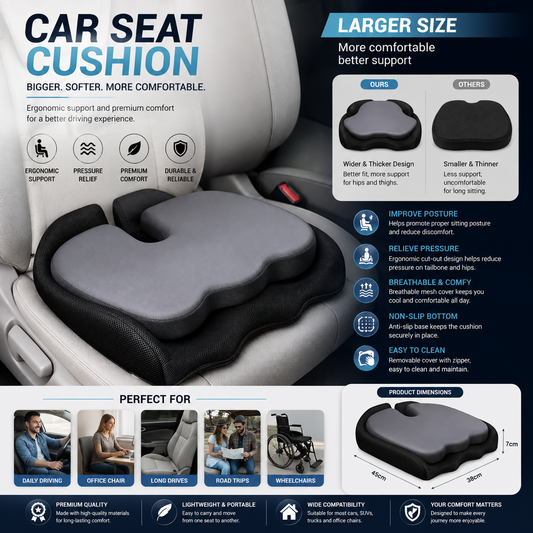 Car seat cushion