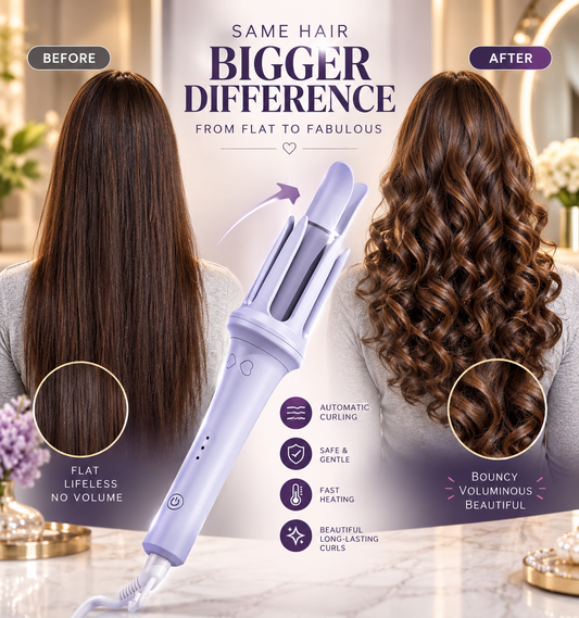 Automatic Hair Curler One Click Salon Style Curls in Minutes